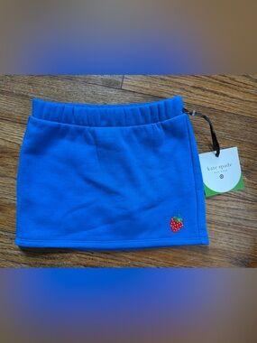 Girls Kate Spade x Target Strawberry Fleece Skort. NWT.
